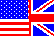 Flagge USA und UK